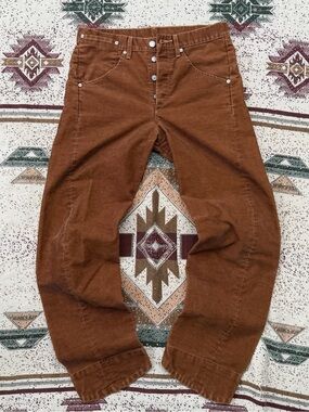Levi’s Y2K Brown Corduroy Pants Button Fly 30x30